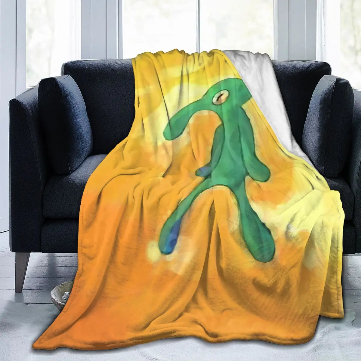 

Manta Ultra suave de dibujos animados para niños y adultos, cubierta de franela para sofá, decoración de dormitorio