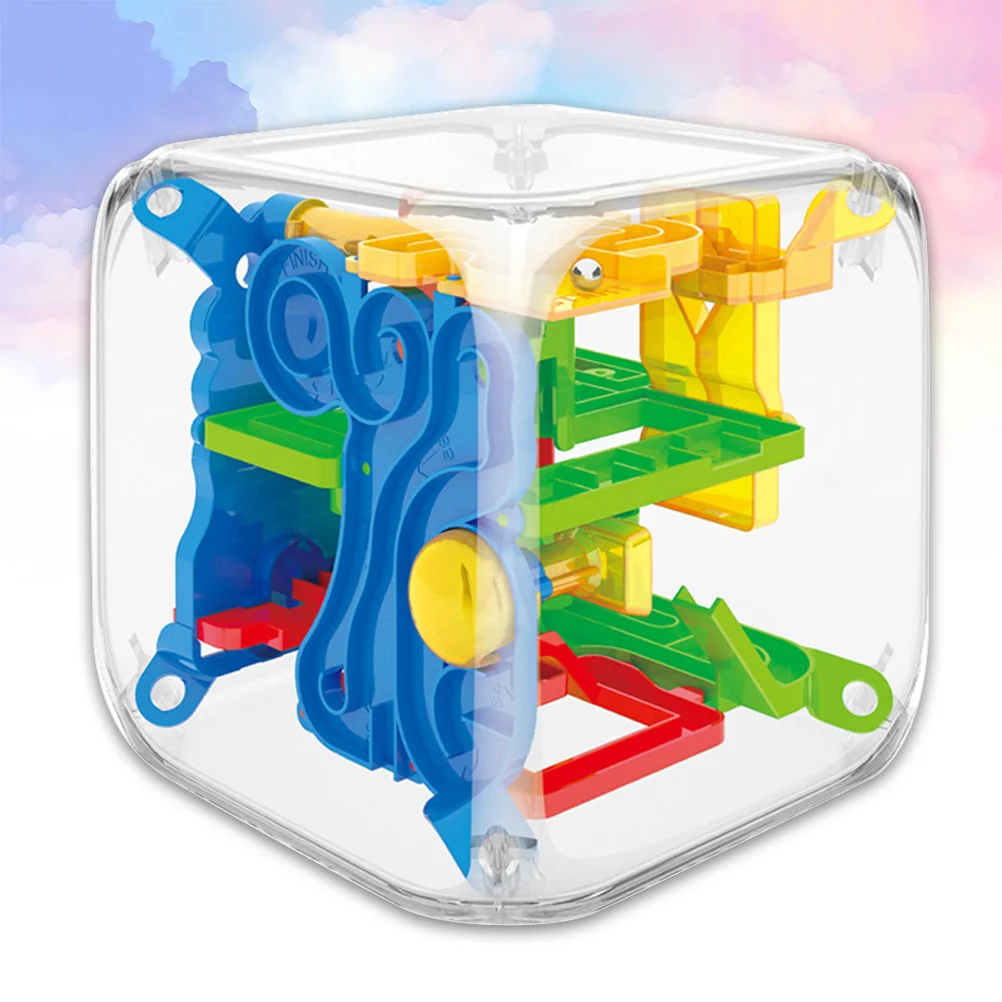 

1pc 3D Puzzle Maze Toy Handheld Brain Game Challenge Toy Educational Balance Toy for Children Perplexed