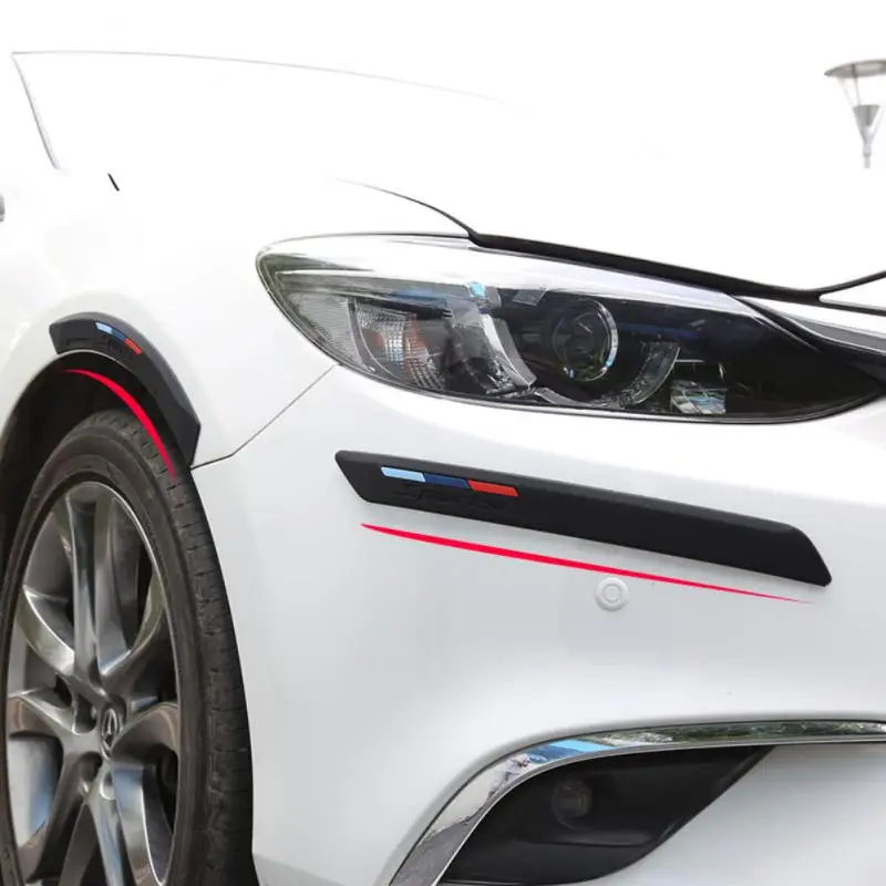 

Автомобильный бампер, Противоударная лента, силиконовая Противоударная защита от царапин, универсальная утолщенная защита для углов автомобиля, 2 шт.