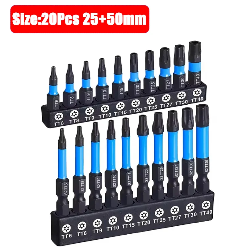 

Набор ударных сверл Torx S2 10/20 шт.