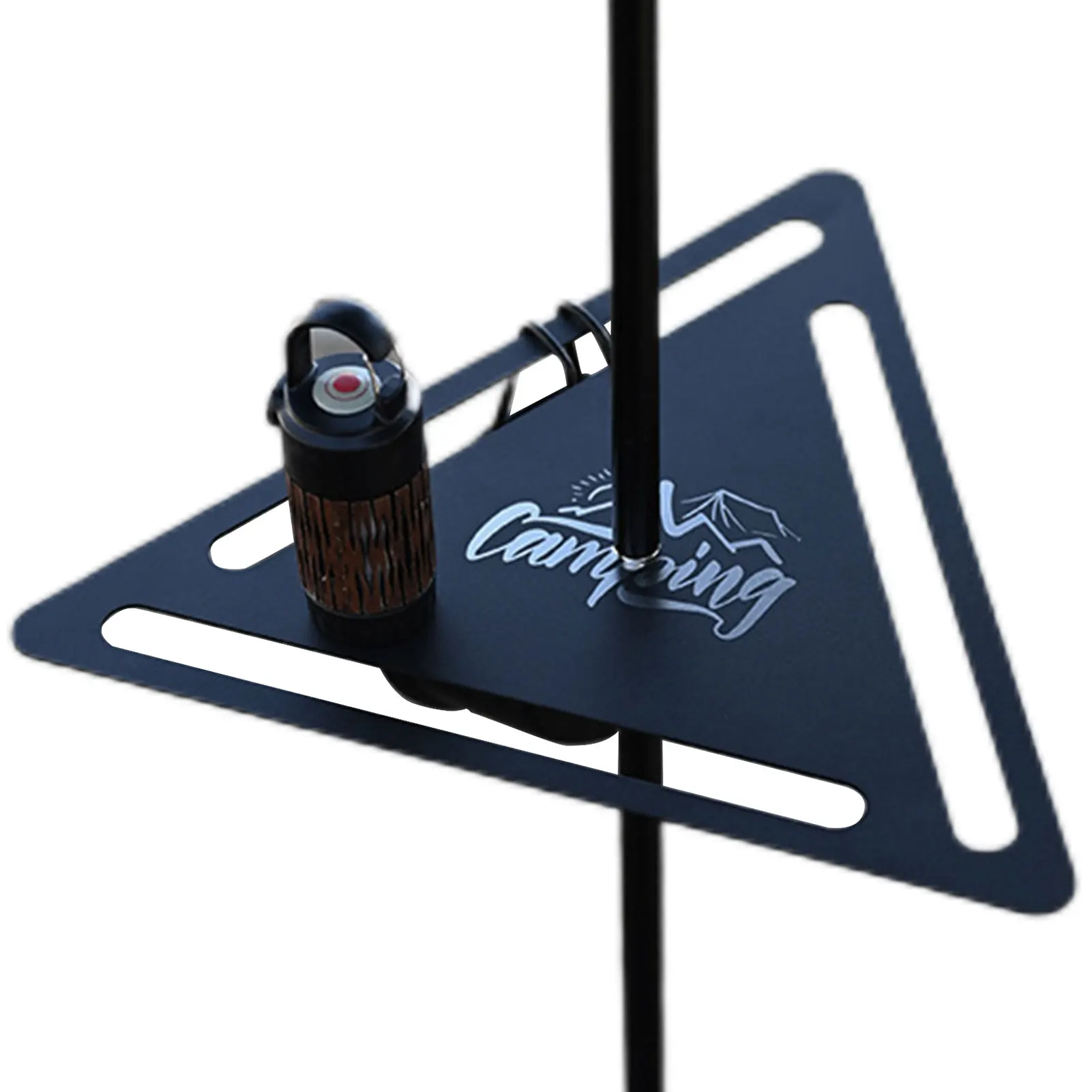 

Light Pole Tray Light Pole Tray Holder Camping Light Pole Tray Outdoor Light Pole Table Plate Stainless Steel Lamp Pole Holder