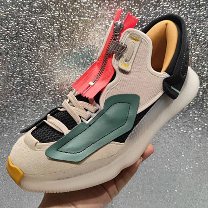 Men Women sport Running Shoes Autumn Winter Leisure Sneakers Shoes comfortable Genuine Leather Mesh Tennies shoes zapatillas