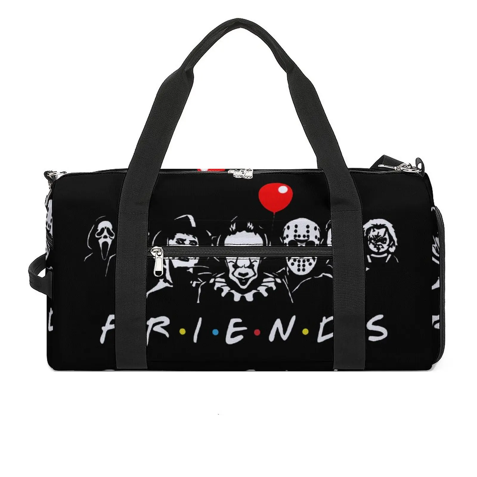 

Gym Bag Horror Movie Halloween Friends Sports Bag Michael Myers Jason Voorhees Character Pennywise Handbag Swimming Fitness Bag