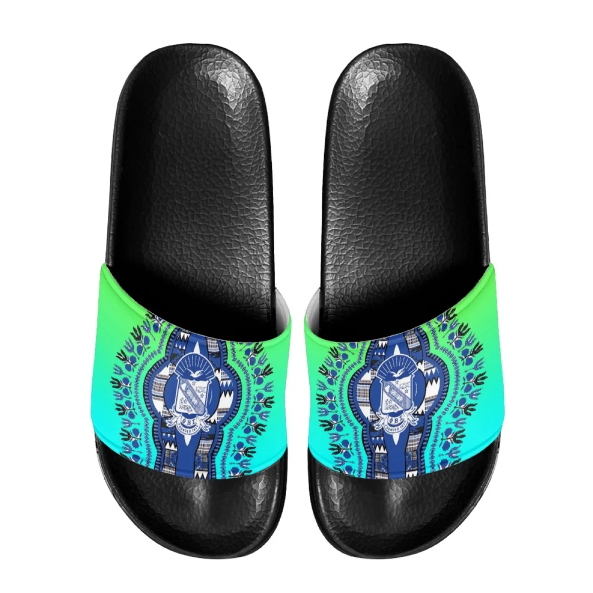 

Phi Beta Sigma Luxurious Design Women's Sandals Tribal Style Fashion Casual Indoor Slippers Outdoor Beach Couples Walking Shoes