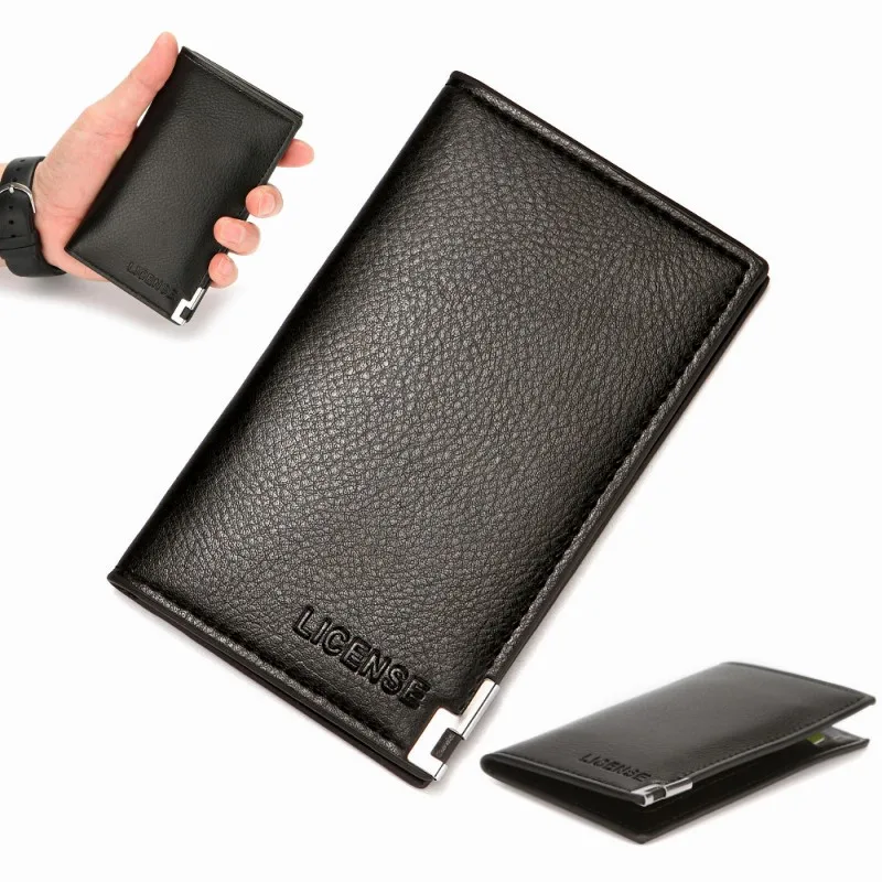 

High Quality PU Leather Men's Long Wallet Business Documents Multi slot Wallet Multi functional Card Bags for Men Card Holder