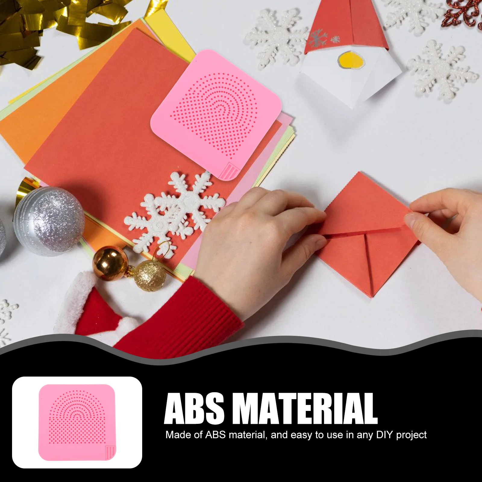 ępiona deska do quillingu z miejscem przechowywania papieru rolka nawijania kwadratowe narzędzie majsterkowania (niebieskie)