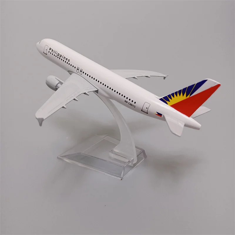 

16cm Alloy Metal Air Philippines Airbus 320 A320 Airlines Airplane Model Airways Plane Model 1/400 Scale Diecast Aircraft Gifts