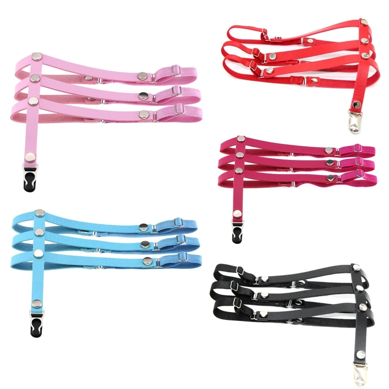 

Punk Garter Belt Body Chain Leather Garter Belt Stocking Thigh Rings Sexy Suspender Belt Leg Loops Leg Ring Garter Belt