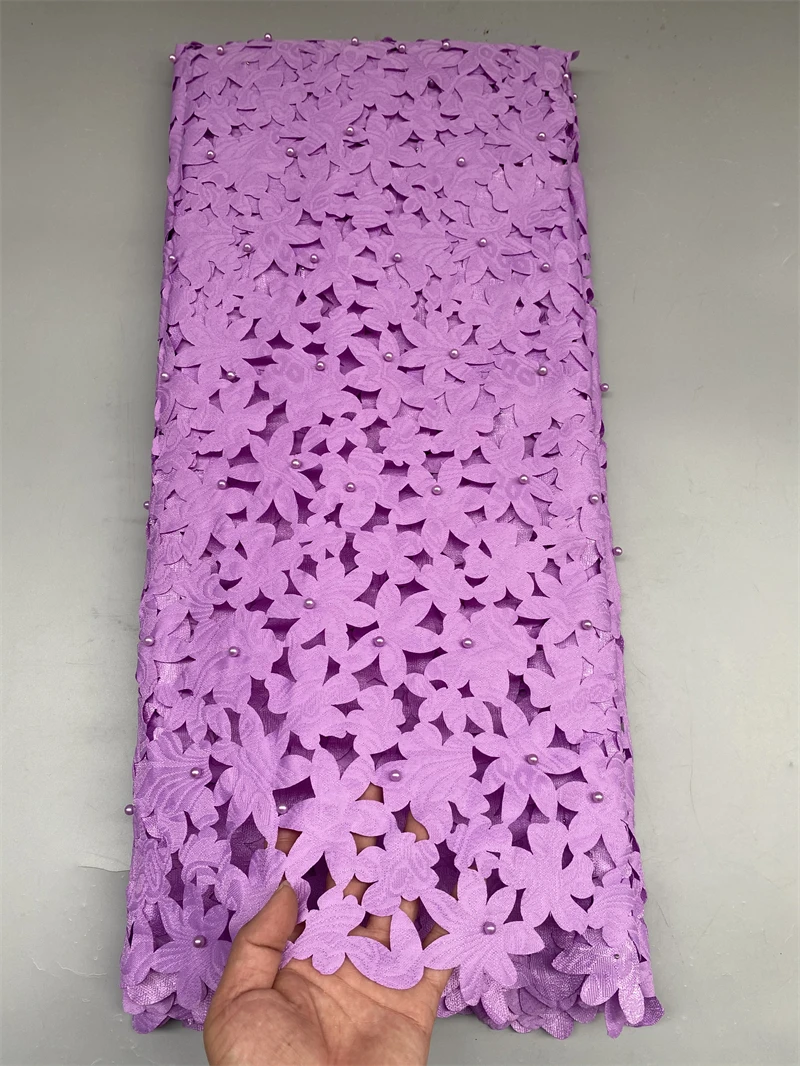 Швейцарская кружевная ткань с камнями 100% хлопчатобумажная для африканской