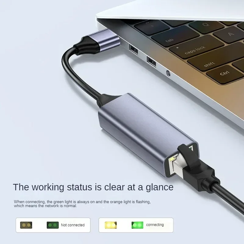USB 3.0 2.0 Ethernet-адаптер ПК Интернет 1000 Мбит/с Сетевой адаптер RJ45 Type-C Gigabit 2.5G USB-RJ45 для