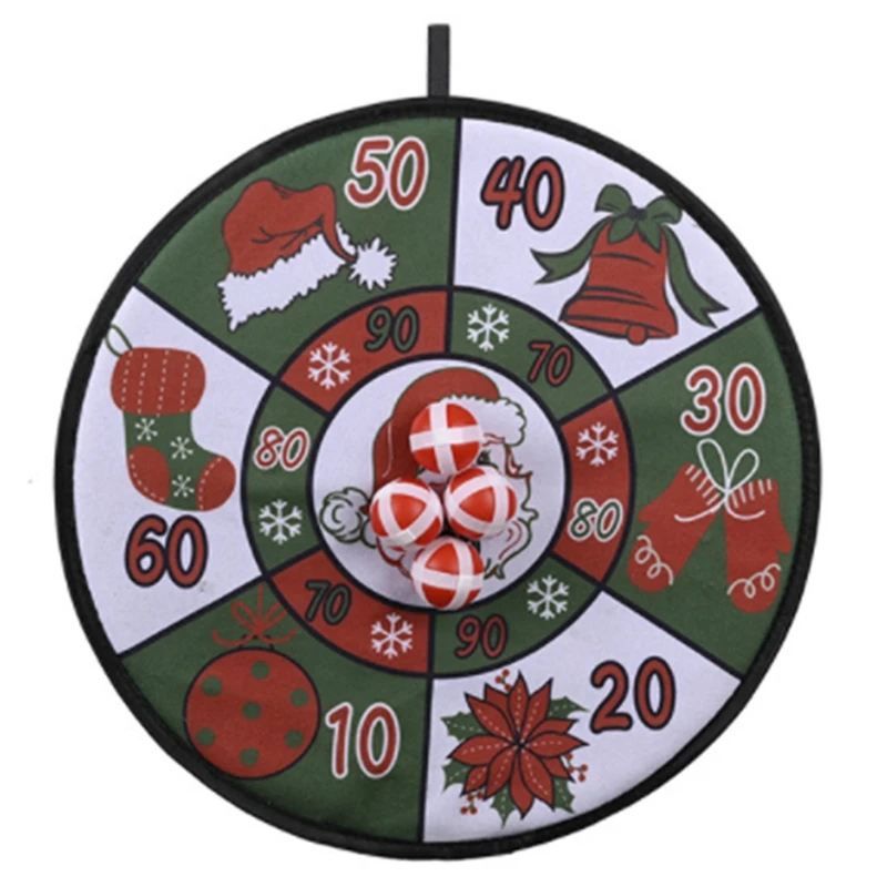 

Toy Ball Dart Board Creative New Christmas Pendant Ornaments Decor For Home Kids Toys Gift Xmas New Year Party Decor