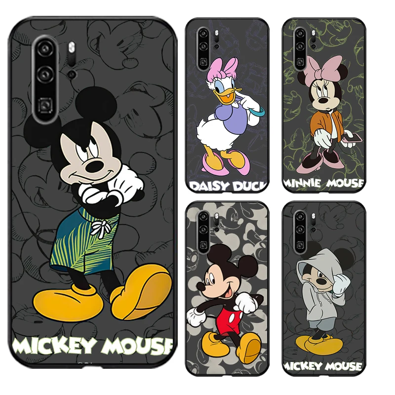 

Disney Mickey Mouse Phone Cases For Huawei Honor P20 P20 Lite P20 Pro P30 Lite Huawei Honor P30 P30 Pro Soft TPU Funda