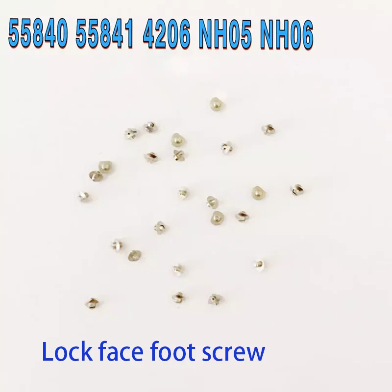 

Watch movement accessories are suitable for Double Lion 55840 55841 Seiko 4206 NH05 NH06 lock face foot screws