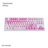 87 104 108 keys gaming ergonomic pbt decoration mechanical keyboard colorful keycap set computer accessories office replacement