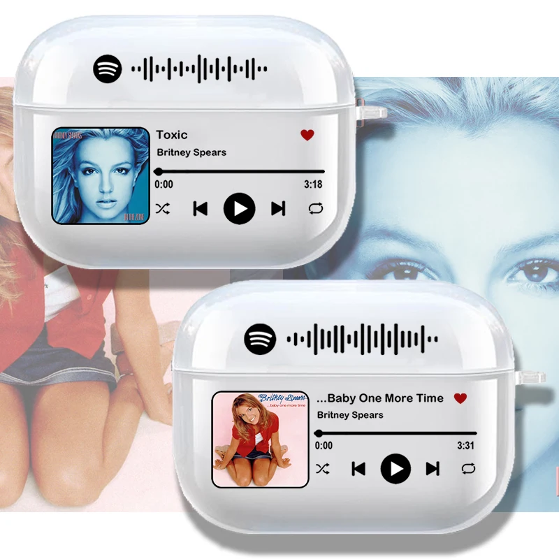 Popular Singer Case for Airpod Pro2 1 2 3 4 Pro Toxic Baby One More Time Womanizer Music Songs Headphone Cover Air Pods 4rd