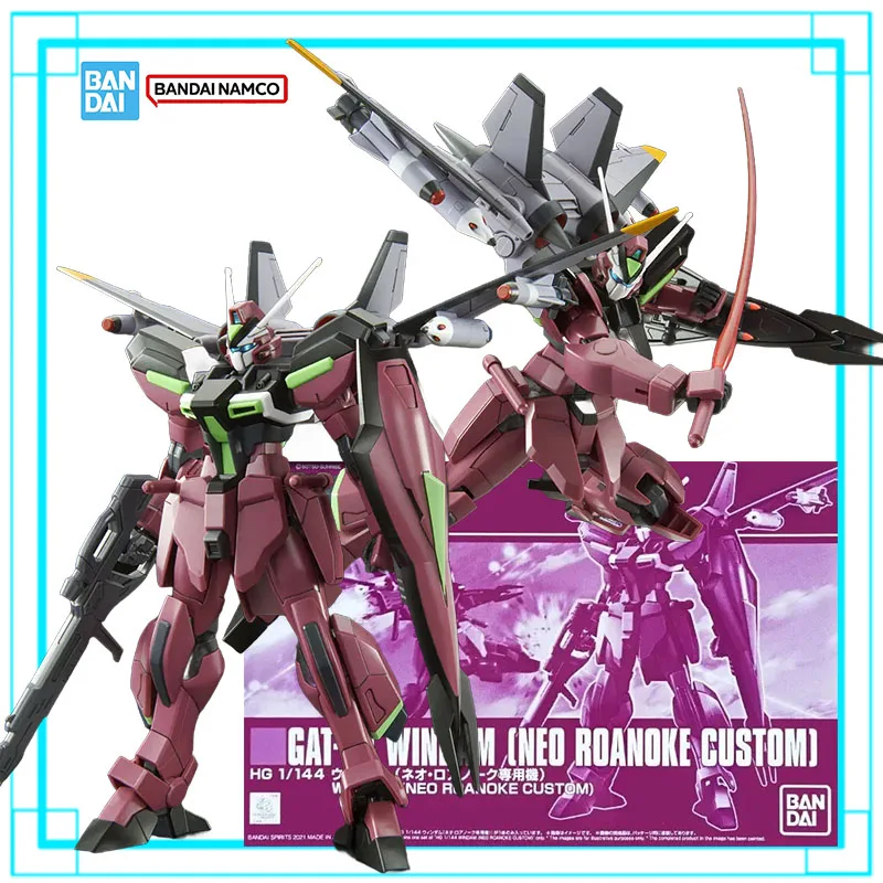 Фото В наличии: Bandai Gundam HG 1/144 GAT-04 WINDAM NEO ROANOKE CUSTOM — Аниме-фигурка для сборки, коллекционная модель, игрушка, подарок №1