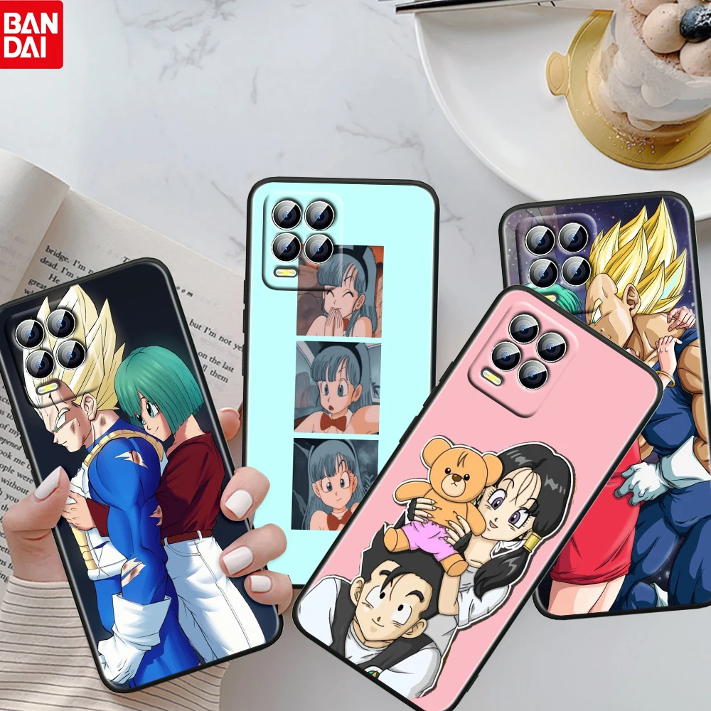 

Anime Dragon Ball bulma For OPPO Realme GT Neo Master Edition 9i 8 7 Pro C21S Narzo 30 5G Fundas Soft Black Phone Case Silicone