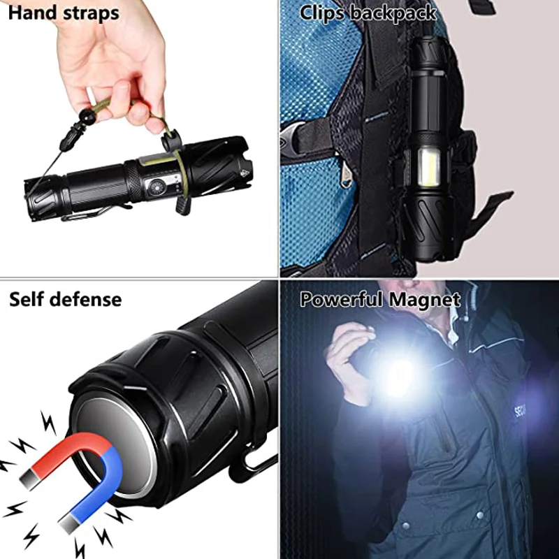 Новейсветильник мощный яркий светодиодный фонарик XHP199 высокомощный