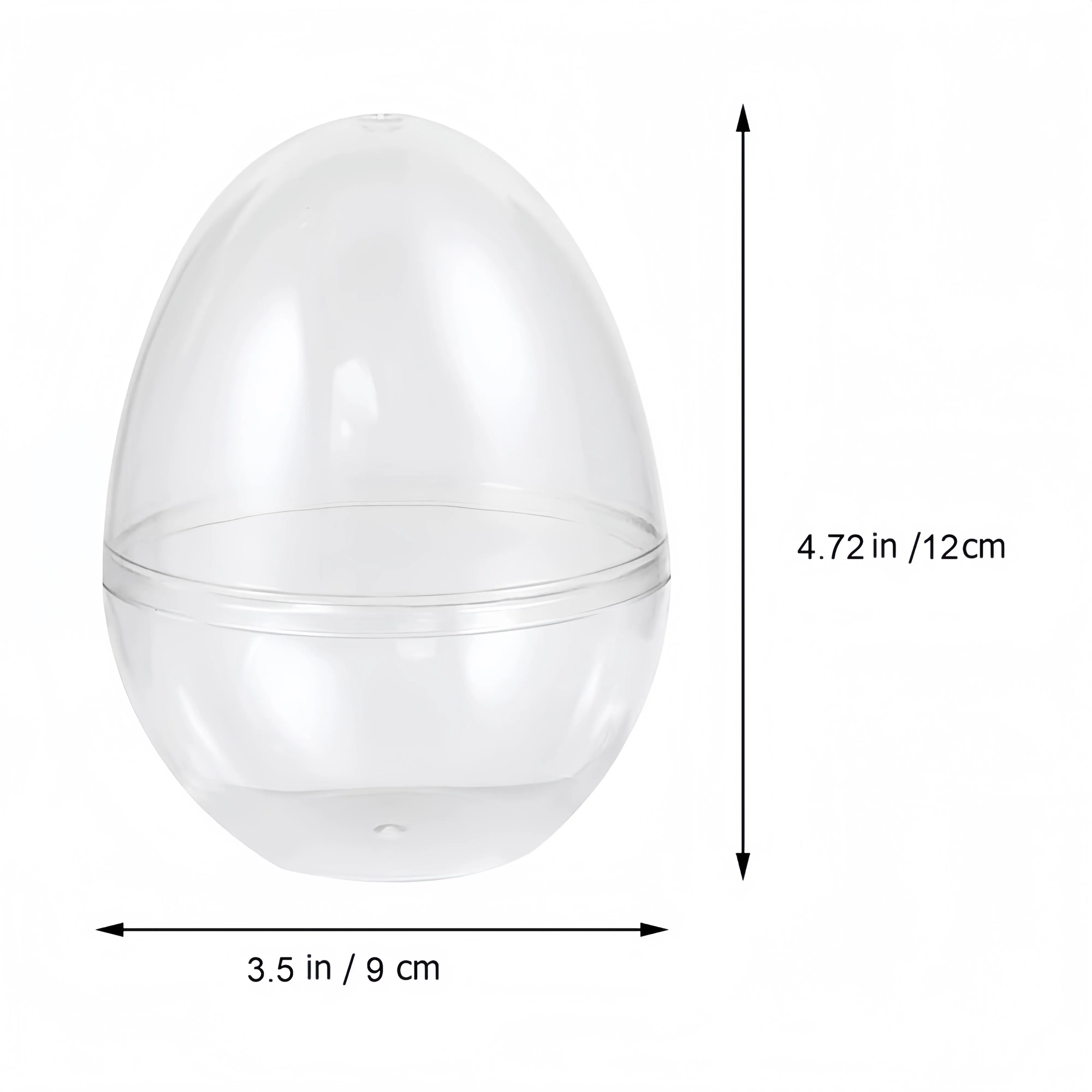 

Пластиковые пасхальные яйца для декора 10 шт.