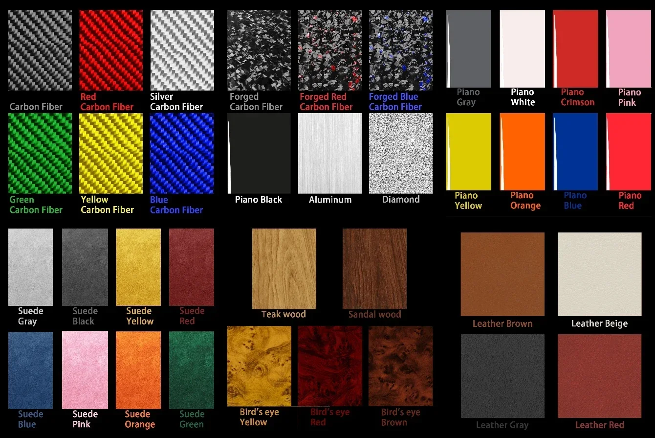 Для Hyundai Sotana 2015-2017 задний подлокотник из настоящего углеродного волокна