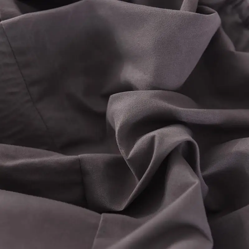 Bed Cover Mono Color Sheet Bedsheet Linen Spread Cotton