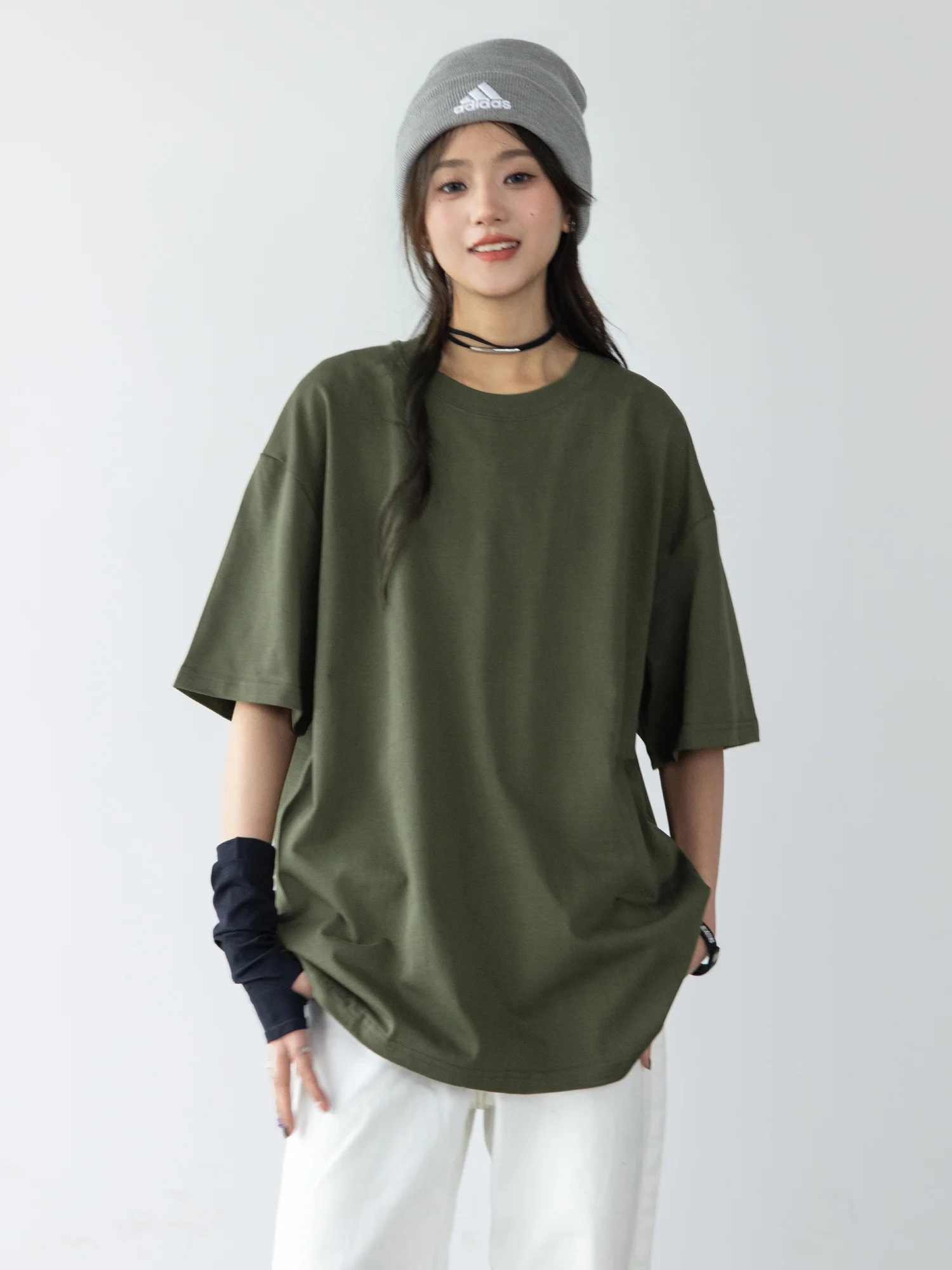 Белая женская футболка 2024 новинка Sle Cold Series высококачественный чистый круглый