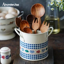 Pastoral Spoon Fork Pot Holder Tableware Storage Bucket Utensil Container Storage Tank Kitchen Gadgets Chopsticks Rack Tableware Pastoral Spoon Fork Pot Holder Tableware Storage Bucket Utensil Container Storage Tank Kitchen Gadgets Chopsticks Rack Tableware