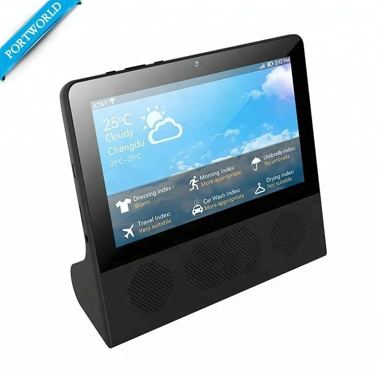 

2020 YC-1026I 10 inch Rockchip android smart speaker with microphone and front camera used in hotel