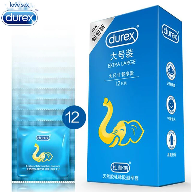 Презервативы Durex XL большого размера 56 мм 12 шт. | Красота и - Цена: 690.77