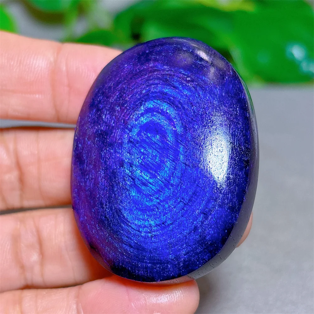 Фиолетовый лунный камень пальмовый кристалл натуральный кварцевый минералы