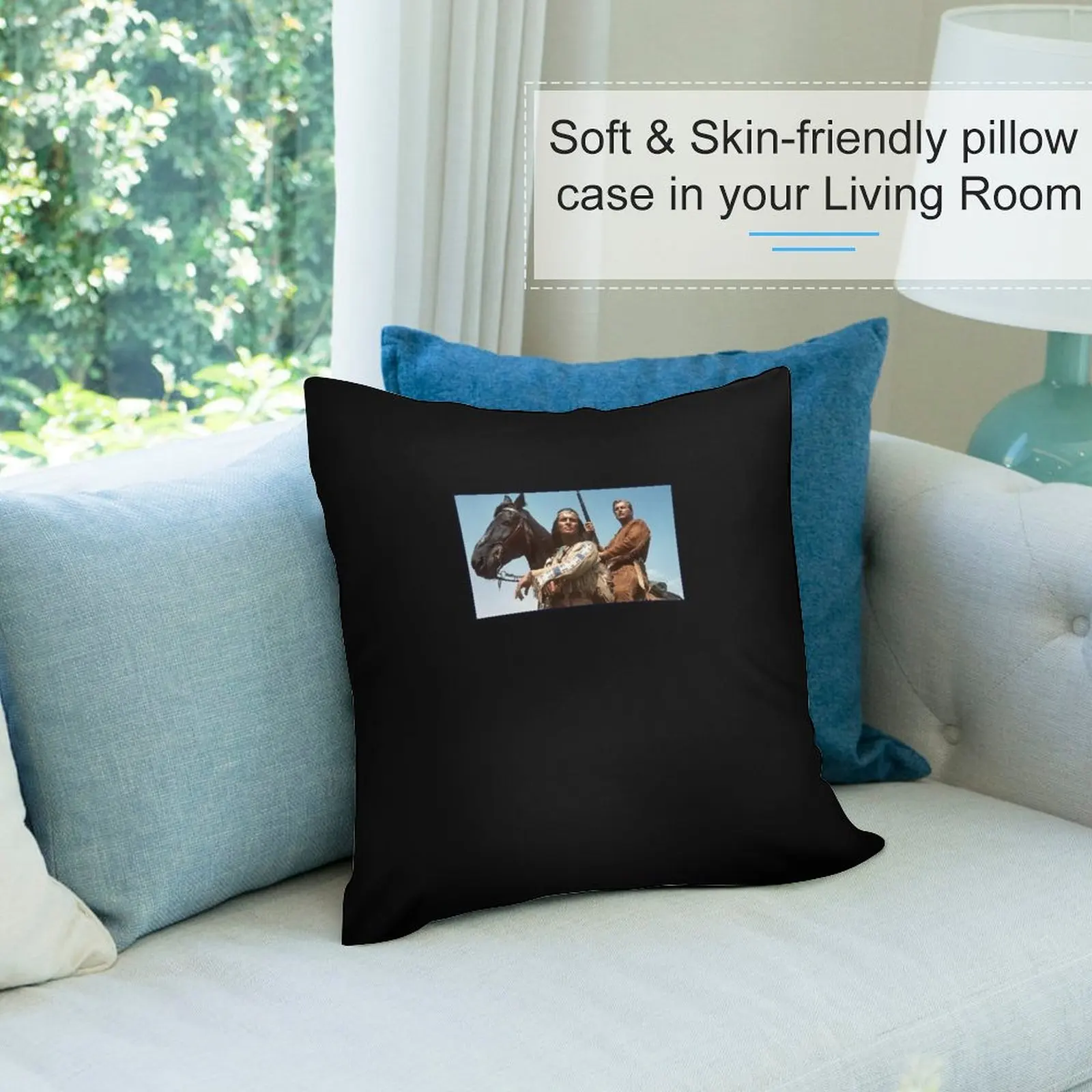 Классическая футболка winnetou and old shatterhand Набор наволочек для диванной подушки