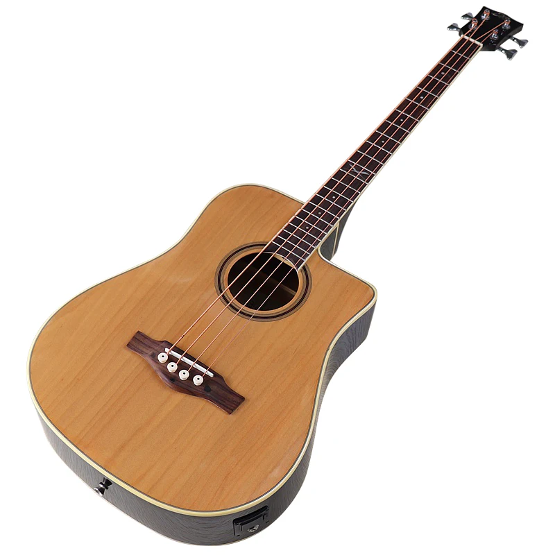 Бас-гитара из липы с блестящей отделкой 4 струны 43 дюйма |