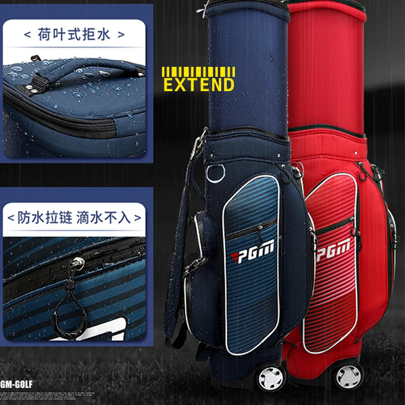 Extend Professional Golf Man Standard Bag Lady Air Travel Multi-function Nylon Bag with Password Lock Retractable Patent pgm