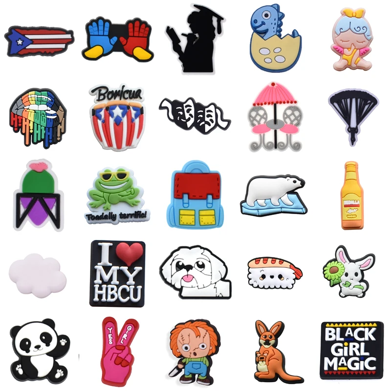 

Wholesale Bulk Gifts Shoe Charms Women Charm Men Shoes Accessories Boy Kids Decorations for Crocs Packs Girl Set Jeans Para Pins