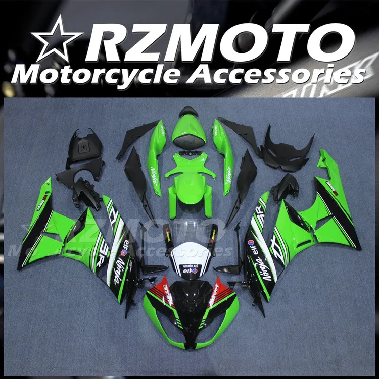 

Новый комплект обтекателей из АБС-пластика, подходит для Kawasaki Ninja ZX-6R ZX6R 636 599 2009 2010 2011 09 10 11 12, кузов красного и зеленого цвета