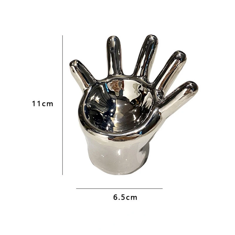 Роскошный держатель для кольца в форме ладони скандинавском стиле