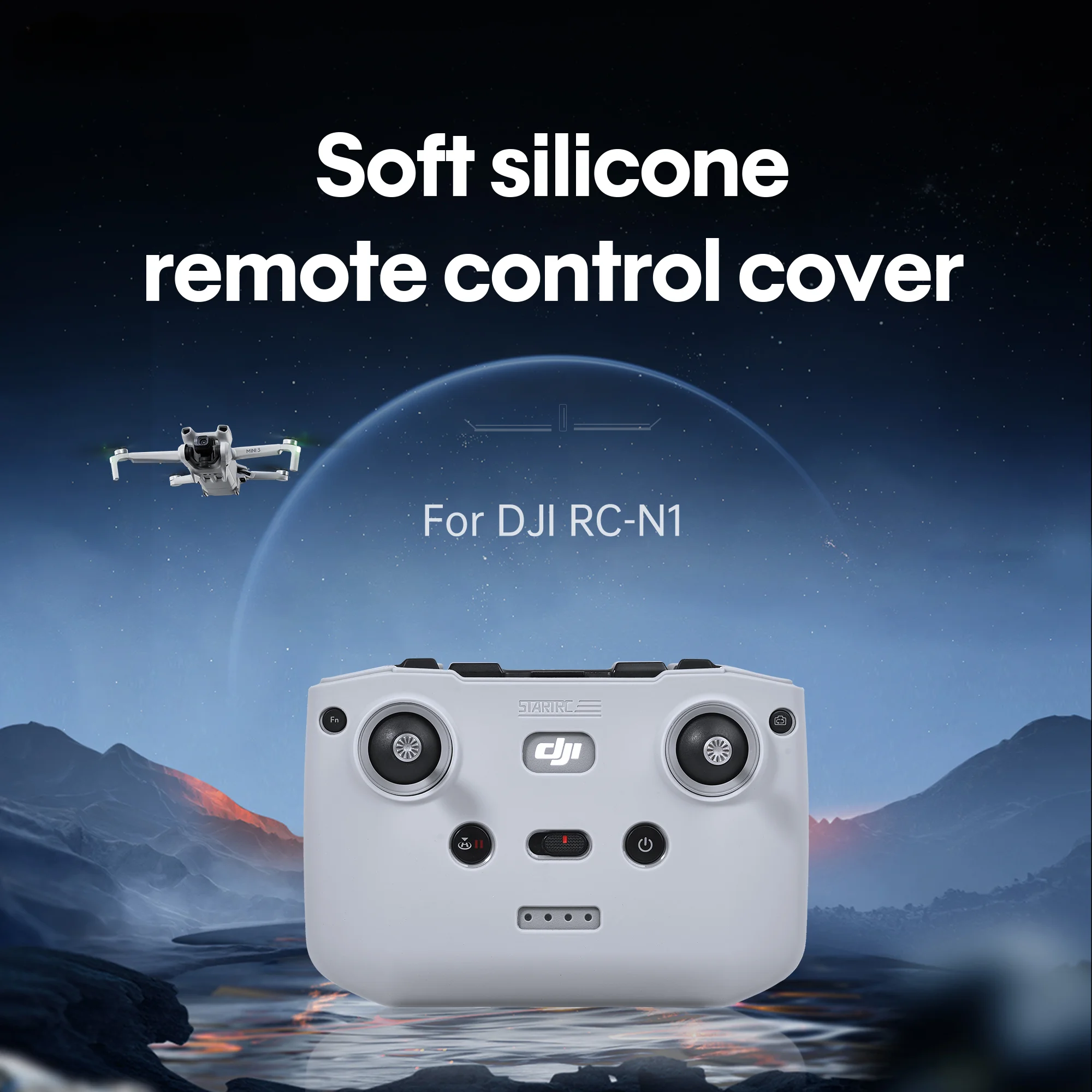 

Силиконовый защитный чехол для пульта дистанционного управления DJI RC N1 Mini 3 Pro, пыленепроницаемый защитный чехол с защитой от царапин