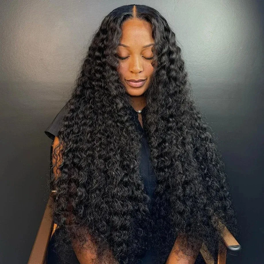 180 Плотность 13x6 13x4 HD Парик фронтальной части шнурка Свободные глубокие волны