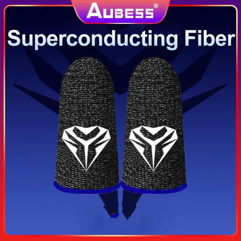 

Durable Game Finger Cots Lightweight Finger Cover Sensitive Mobile Touch 1pair Thumb Fingertip Sleeves For Pubg Breathable Cover