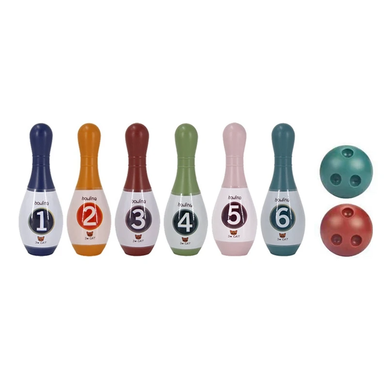 

ELOS-Children's Sports Toys Fitness Parent-Child Interactive Combination Set Boy Gift Mini Bowling Ball