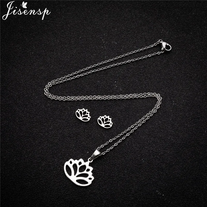 Комплект из колье и серёг нержавеющей стали |