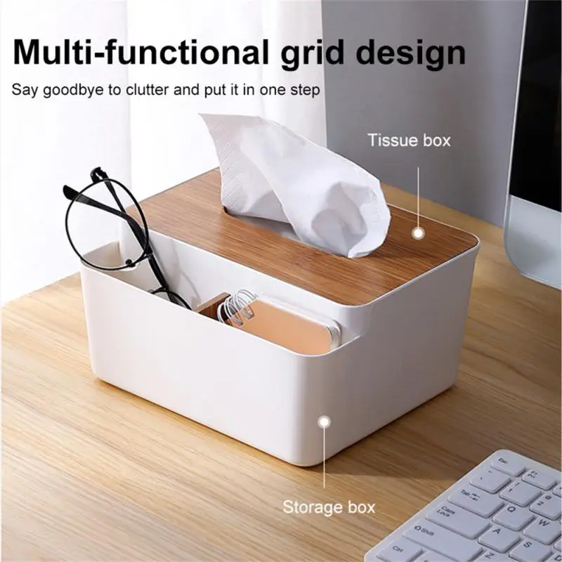 

Baby Wet Towel Box Paper Towel Basket Luxury Creative Household Draw Paper Basket Multi-function Removable Tissue Box Paper Box