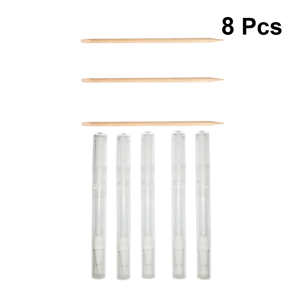 

8Pcs Nail Design Tool Remover Bottle Manicure Empty for Salon