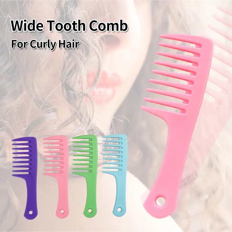 

Small Wide Tooth Comb For Curly Hair Professional Salon Detangling Reduce Hair Loss Comb Styling Tools