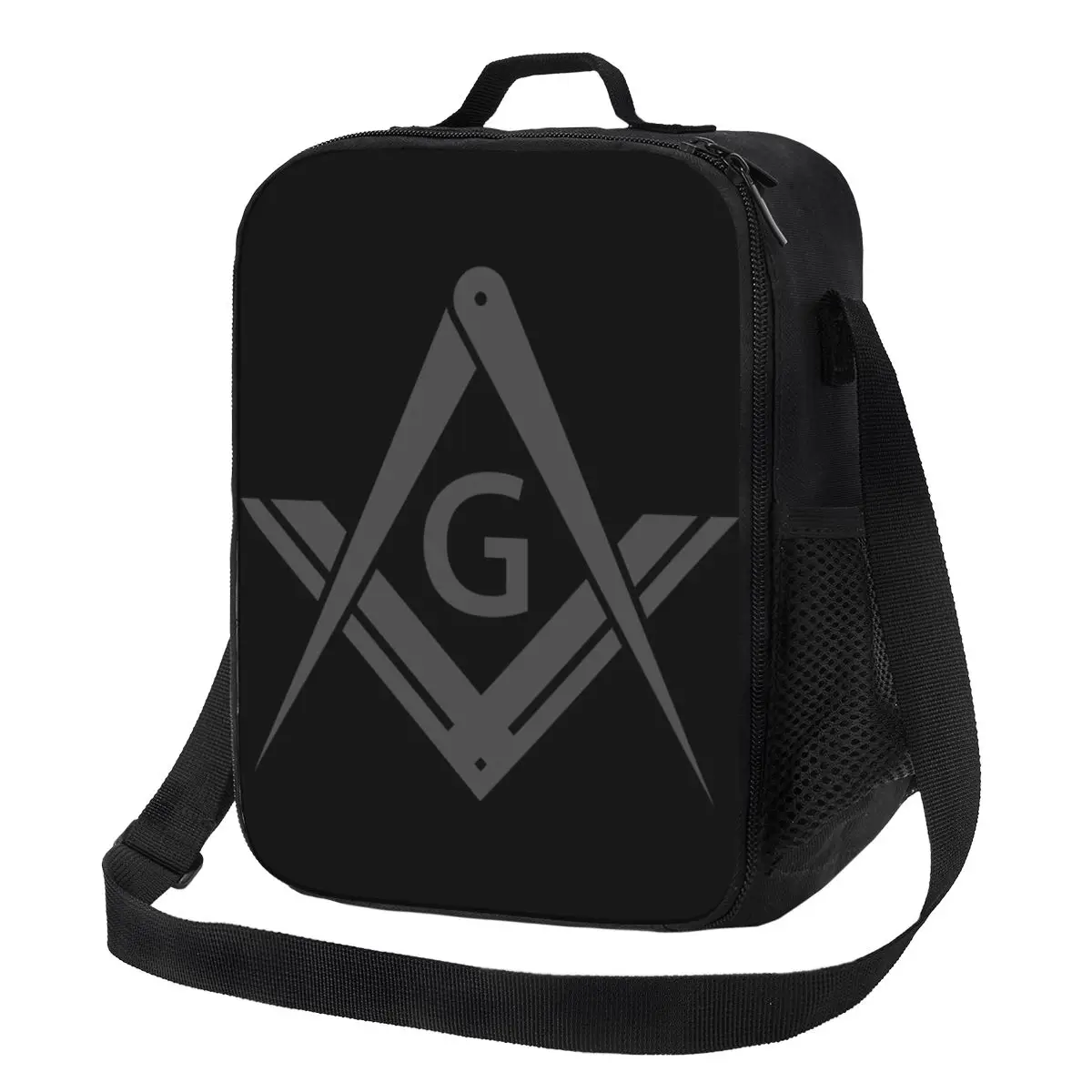 

Сумка для ланча с логотипом Freemason для школы, офиса, масонской, масонской, многоразовый охладитель, термоконтейнер для ланча для женщин и детей