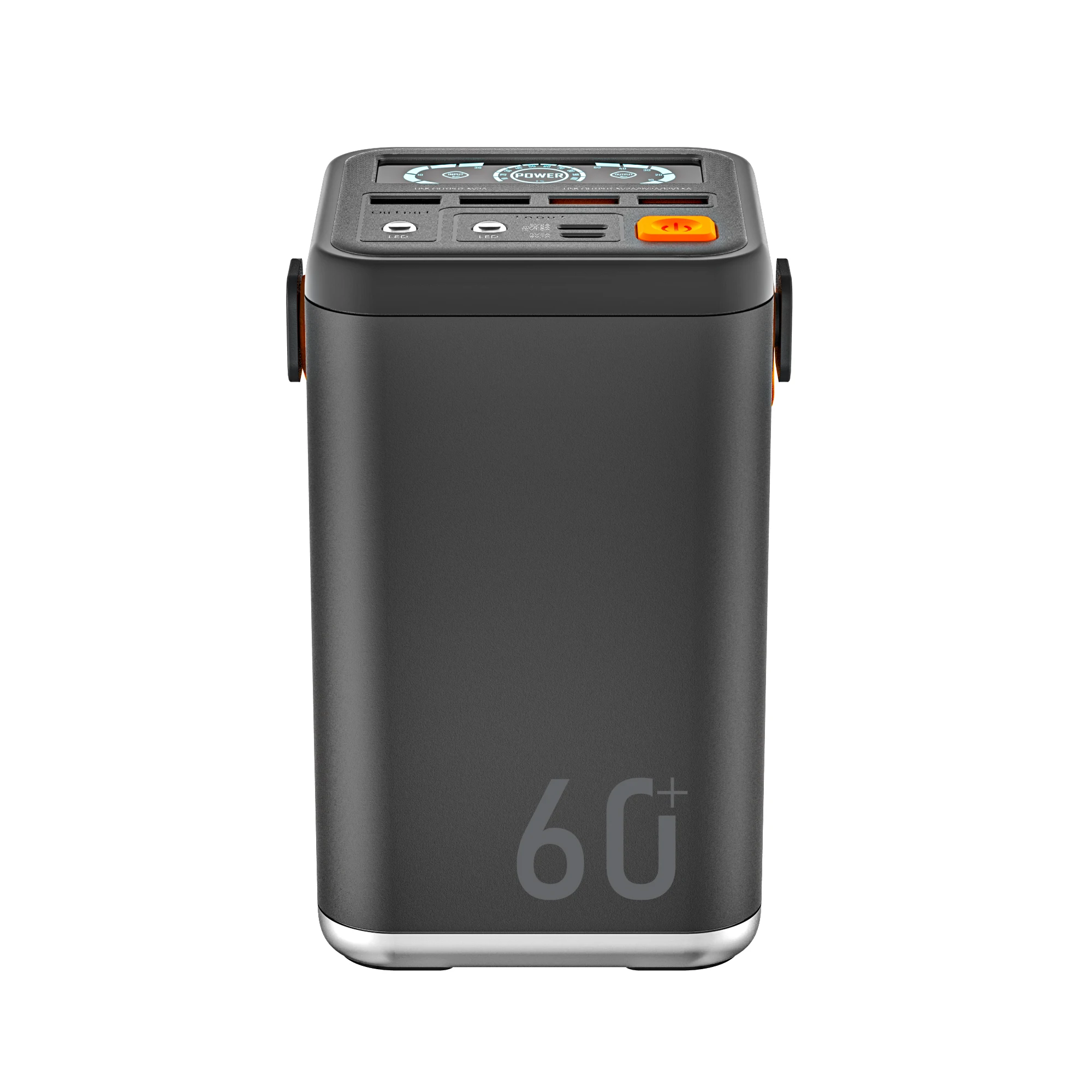 

60000mAh high-capacity power bank 35W high-power energy storage power supply multi-port with emergency lights portable charger