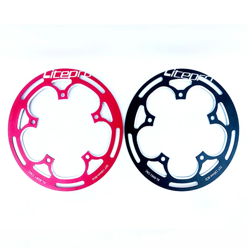 Litepro LP велосипедная Складная CNC односкоростная дисковая звезда с защитой BCD 130 мм