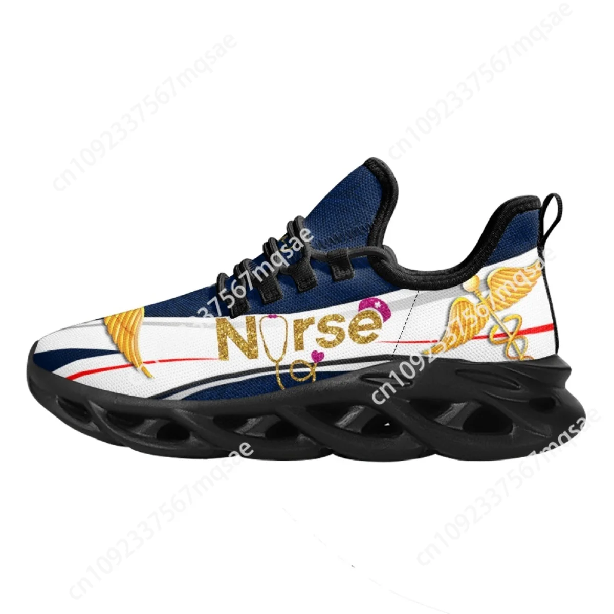 Женские кроссовки для бега с узором EMT EMS на заказ повседневная сетчатая обувь