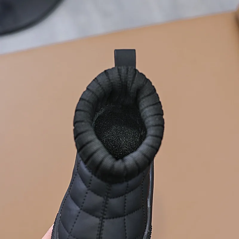 Осенне-зимние зимние сапоги для маленьких девочек и мальчиков детская