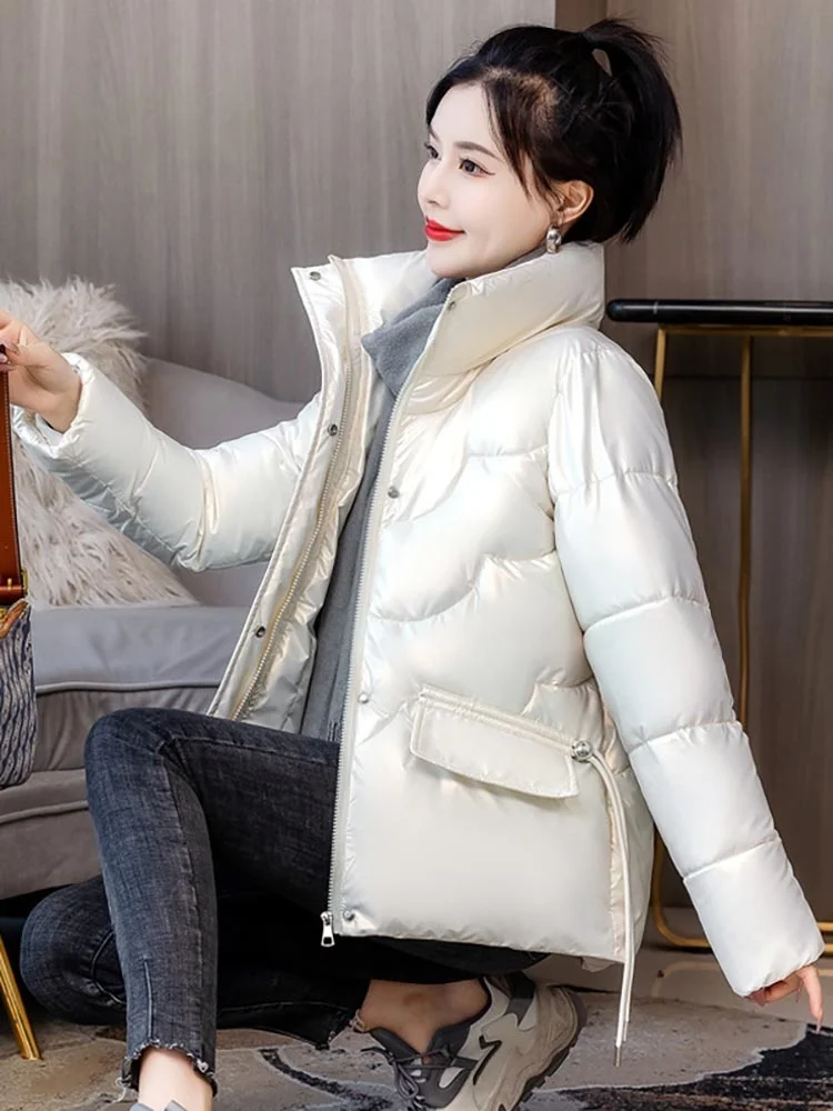 Autumn Winter Fashion Jackets for Women Streetwear Stand Collar Winter Clothes Women Jackets and Coats Loose Student